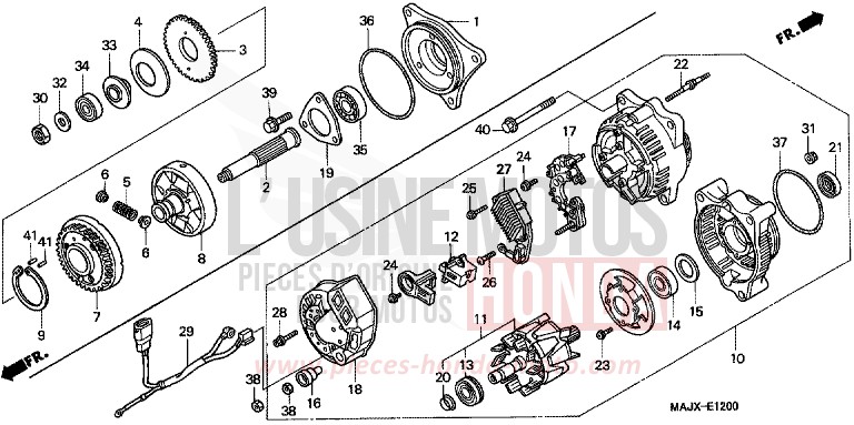 GENERATOR von Pan-European ABS MIDDY BLUE METTALIC (B162) von 2000